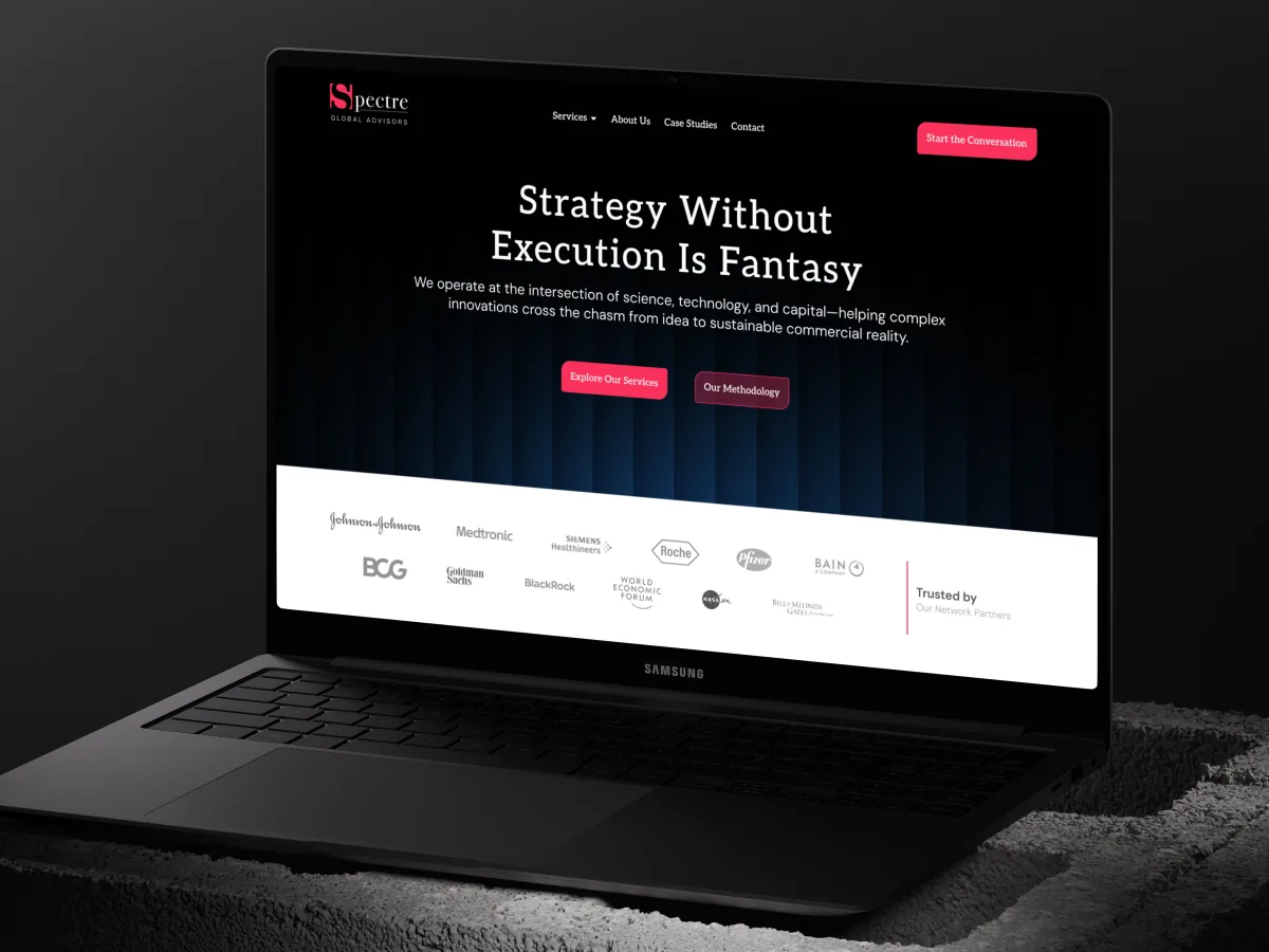 Spectre GA brand identity and website